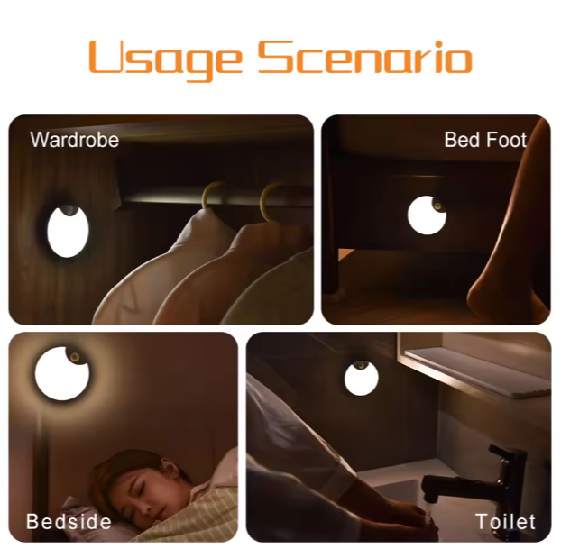 Rechargeable LED Motion Sensor Lights